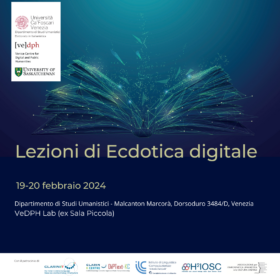 Lezioni di ecdotica digitale